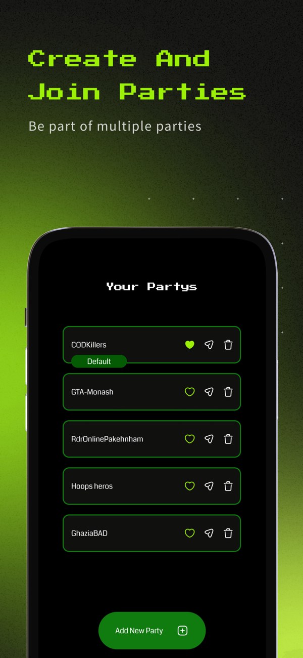 GameTime — scheduling screens