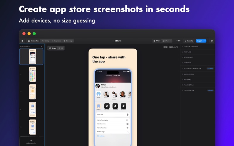 Storeboard for Mac